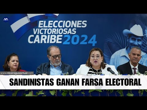 Consejo Supremo Electoral, oficializa “victoria” de los Sandinistas en farsa electoral regional