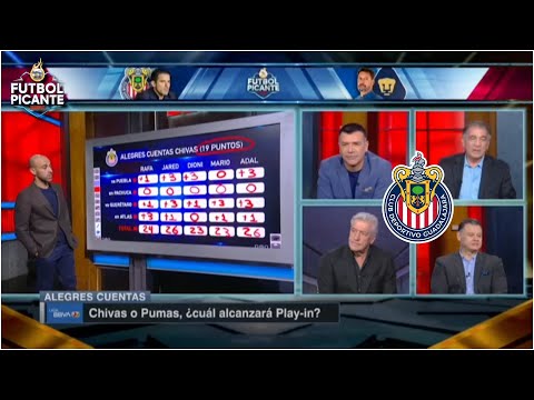 CHIVAS tendrá complicado CIERRE de TORNEO, pero alcanzará al PLAY IN. Pumas, fuera | Futbol Picante