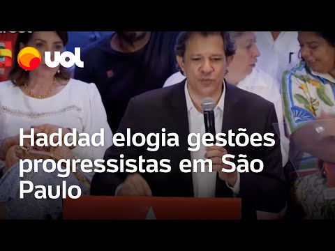 Haddad exalta Boulos-Marta:  Luxo para cidade de SP poder enfrentar eleição com chapa de qualidade