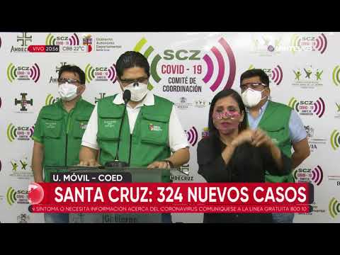 Santa Cruz supera los 35 mil casos de coronavirus tras registar 324 contagios este lunes