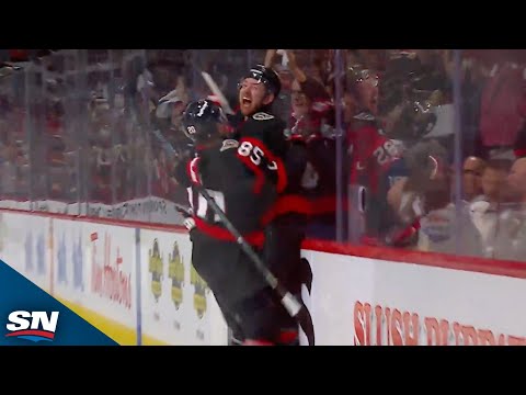 Senators Jake Sanderson Holds The Zone And Buries Game 4 Overtime Winner