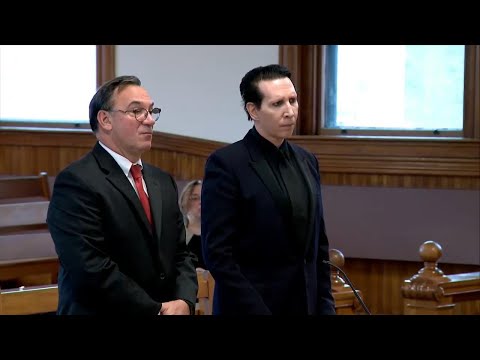 Marilyn Manson pleads no contest to blowing nose on videographer