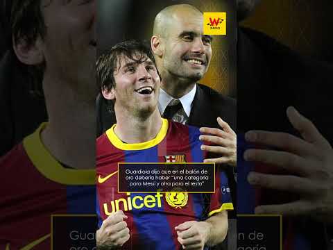 Messi y el Balón de Oro: ¿qué dice Guardiola?