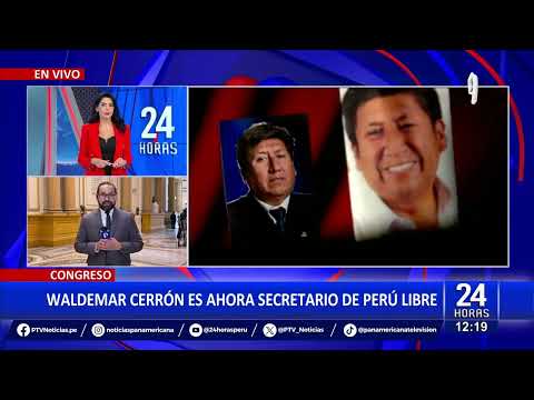 ¡Waldemar Cerrón asume la secretaría general de Perú Libre!