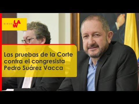 Las pruebas de la Corte contra el congresista Pedro Suárez Vacca