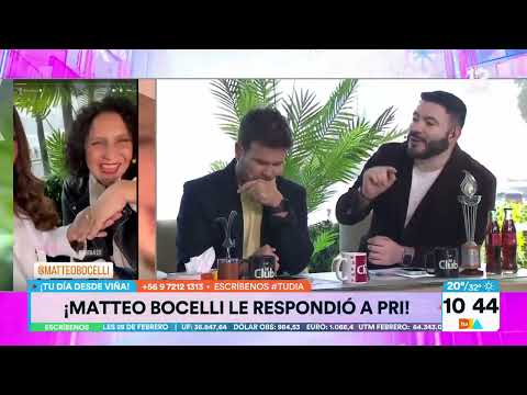 Mensajes de Matteo Bocelli a Priscilla Vargas
