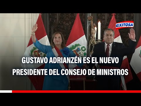 Gustavo Adrianzén jura como nuevo premier del gobierno de Dina Boluarte tras renuncia de Otárola