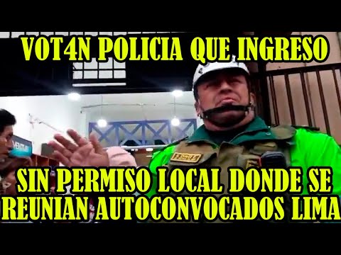 POLICIA HABRIA INGRESADO LOCAL PRIVADO SIN AUTORIZACIÓN DONDE FUE RECHAZADO POR LOS ASISTENTES..