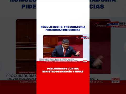 Rómulo Mucho: Piden iniciar diligencias preliminares contra ministro de Energía y Minas