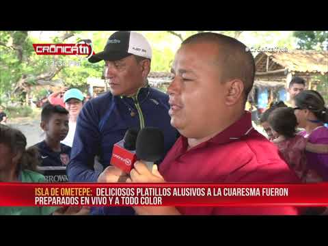 Moyogalpa presente en el festival gastronómico Sabores de Cuaresma - Nicaragua