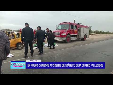 Áncash: En Nuevo Chimbote accidente de tránsito deja cuatro fallecidos