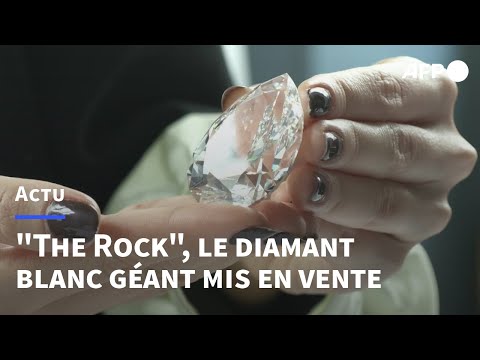 A Genève, le plus gros diamant blanc jamais mis aux enchères | AFP
