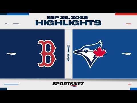 MLB Highlights | Red Sox vs. Blue Jays - September 25, 2025