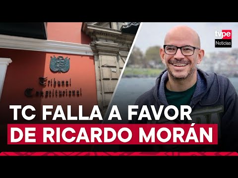 Ricardo Morán: TC ordenó al Reniec la inscripción inmediata de sus hijos