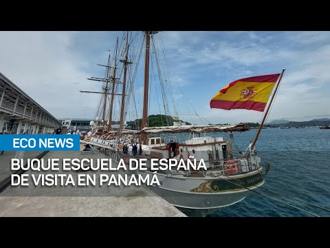 Buque Escuela español ¨Juan Sebastián de Elcano¨de visita en Panamá. | #EcoNews