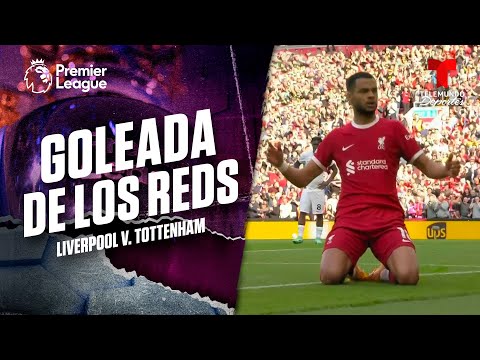 Golazo de Cody Gakpo - Liverpool v. Tottenham | Premier League | Telemundo Deportes