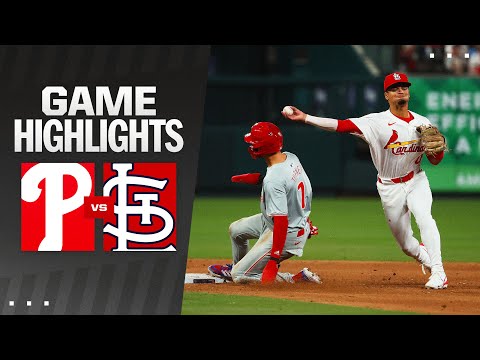 Phillies vs. Cardinals Game Highlights (4/9/24) | MLB Highlights