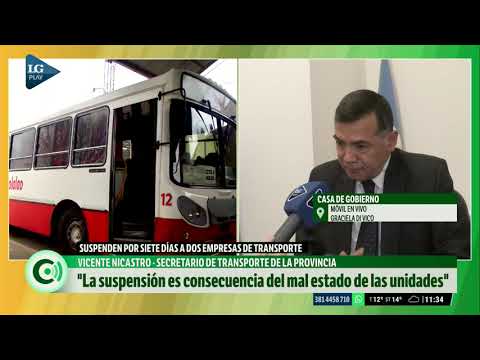 Suspenden la empresa de transporte de San Pedro de Colalao por el mal estado de las unidades