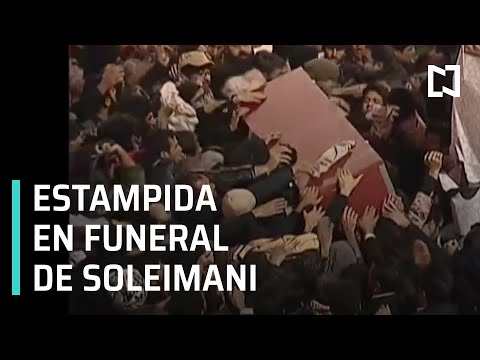 Estampida en el funeral de Soleimani | Trump amenaza a Irán - En Punto