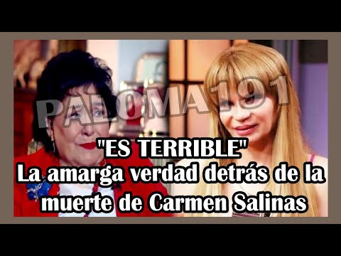 ?MHONI VIDENTE REVELA LA OSCURA VERDAD DETRÁS DE LA MUERTE DE CARMEN SALINAS QUE LA GENTE NO CONOCE