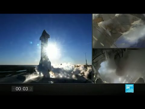 Conquête spatiale : l'essai du prototype Starship de SpaceX conclu par un crash