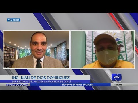 Entrevista al Ing. Juan De Dios Domínguez, Director regional del Mida en la provincia de Coclé