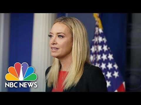 White House Press Secretary Kayleigh McEnany Condemns Riots At Capitol | NBC News NOW
