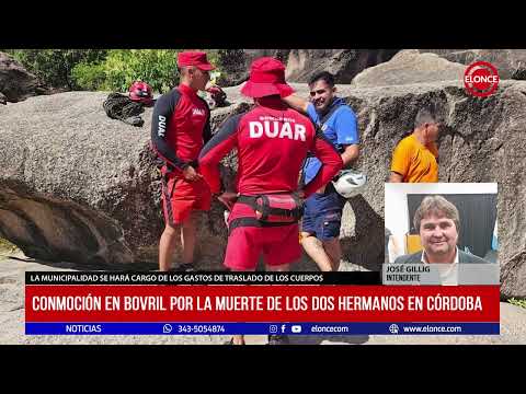 Bovril: el municipio se hará cargo del traslado de jóvenes ahogados en Córdoba