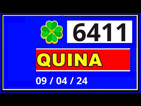 Quina 6411 - Resultado da Quina Concurso 6411