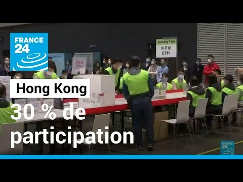 Législatives à Hong Kong : seulement 30% des Hongkongais se sont déplacés pour voter