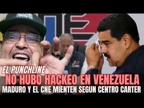 MADURO Y EL CNE MIENTEN  SEGUN CENTRO CARTER NO HUBO NINGUN HACKEO LA NOCHE DE LAS ELECCIONES