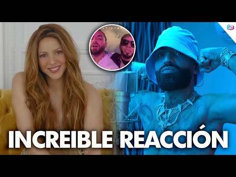 La increíble reacción de Shakira y anuel al escuchar la sessións # 54 de Bizarrap junto  a Arcángel.