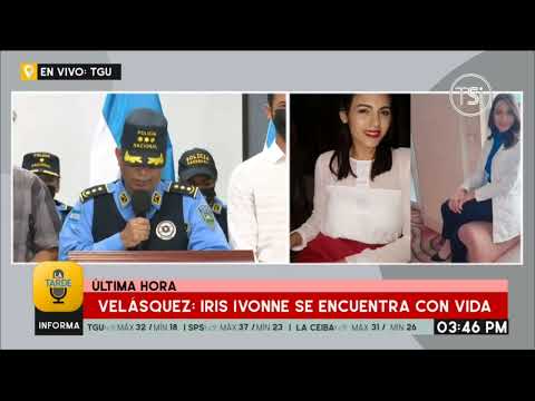 Policía Nacional brinda detalles sobre rescate de Iris Ivonne Villatoro