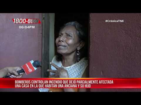 Anciana se queda sin cena navideña tras incendio en Managua – Nicaragua