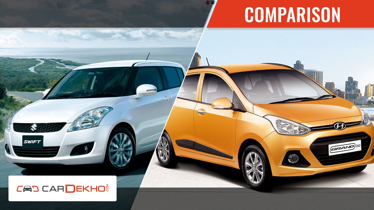 Maruti Swift Vs Hyundai Grand i10 | Video Comparison | CarDekho.com
