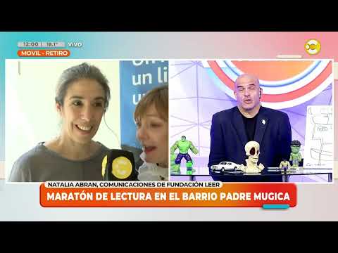 Seguimos en la Maratón de Lectura en el Barrio Padre Mugica ?LPELDM? 27-09-24