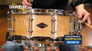 Craviotto 5.5x14 Birdseye Maple Custom Snare Drum - Quick n' Dirty