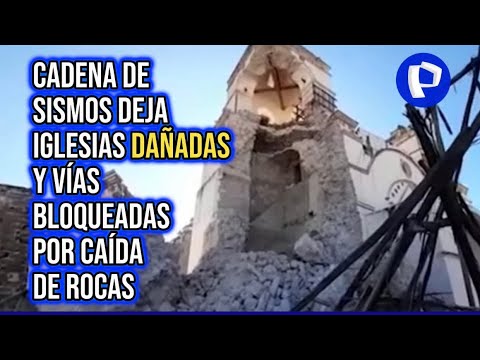 Arequipa: cadena de sismos deja iglesias dañadas y carreteras bloqueadas