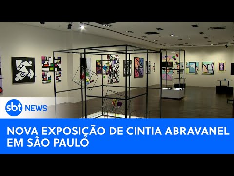 Artista Plástica, Cíntia Abravanel, apresenta nova exposição em São Paulo|#SBTNewsnaTV (21/03/24)