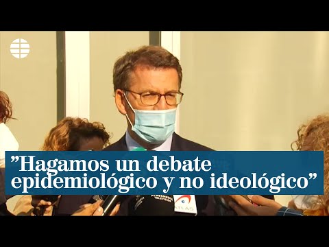 Feijóo sobre Madrid: “Hagamos un debate epidemiológico y no ideológico”