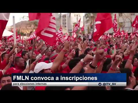 FMLN convoca a inscripciones para elecciones internas