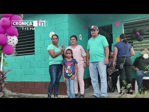 Alcaldía de La Libertad inauguró 15 viviendas dignas - Nicaragua