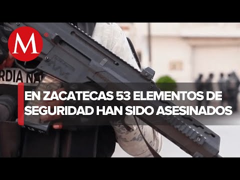 Al menos 53 agentes de seguridad pública han sido asesinados durante 2022 en Zacatecas