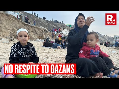 No Respite To Gazans As Rains, Chilly Weather Adds To Misery Amid War Against Israel