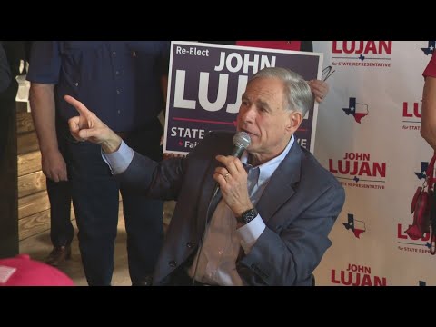 Governor Abbott in Universal City to support Rep. John Lujan