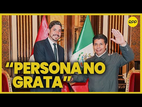 El embajador de México tiene 72 horas para abandonar el Perú
