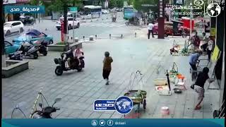 انفجار في حي بطريقة مروعة