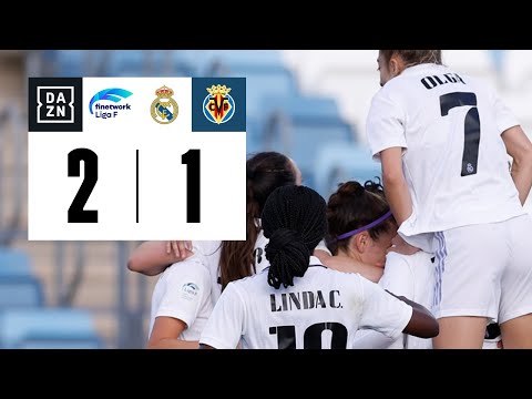 Real Madrid CF vs Villarreal CF (2-1) | Resumen y goles | Highlights Liga F