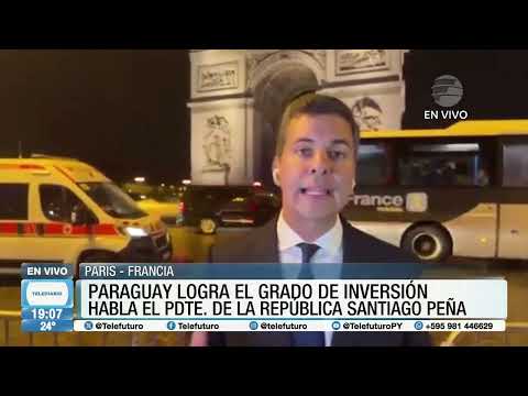 Mensaje del presidente de la República, Santiago Peña, desde París