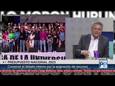 RAÚL DÍAZ CUESTIONÓ LA POLÍTICA DEL GOBIERNO NACIONAL HACIA LAS UNIVERSIDADES